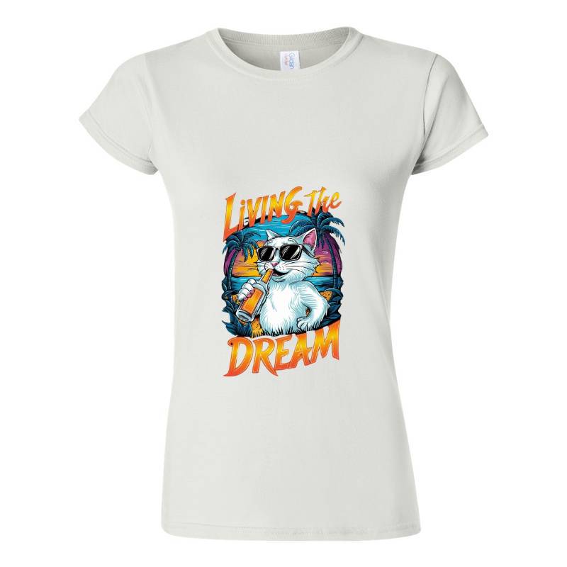 Living The Dream Cat T-Shirt