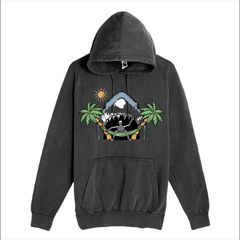 Shark and Skull Hoodie