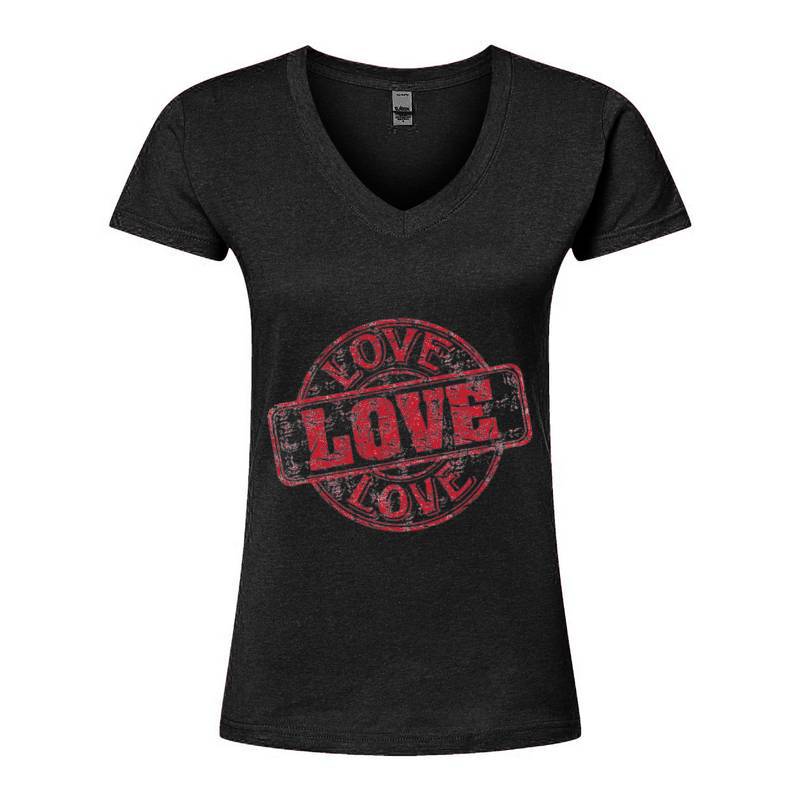 Valentine's Day V-Neck T-Shirt