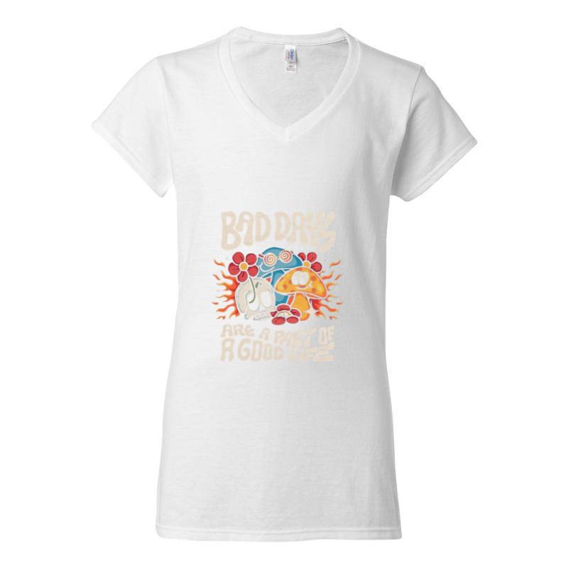 BAD DAYS ARE A PART OF GOOD LIFE V-Neck T-Shirt
