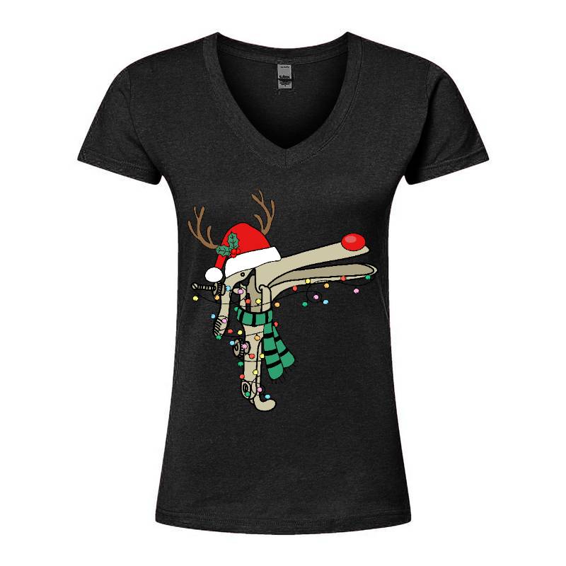 Deer V-Neck T-Shirt