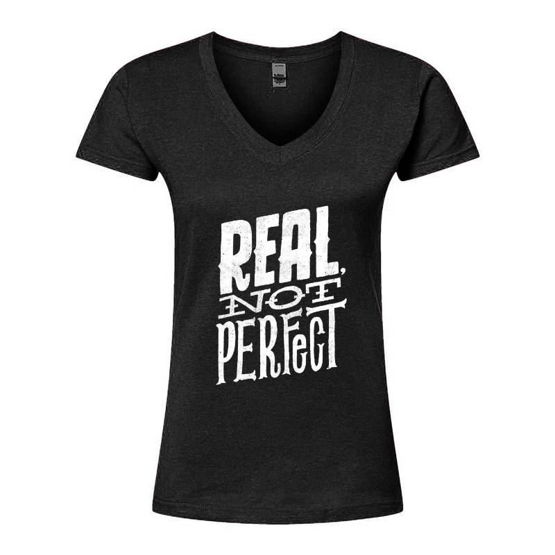 Real Not Perfect V-Neck T-Shirt
