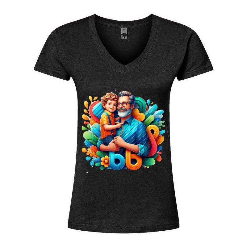 Father And Son V-Neck T-Shirt