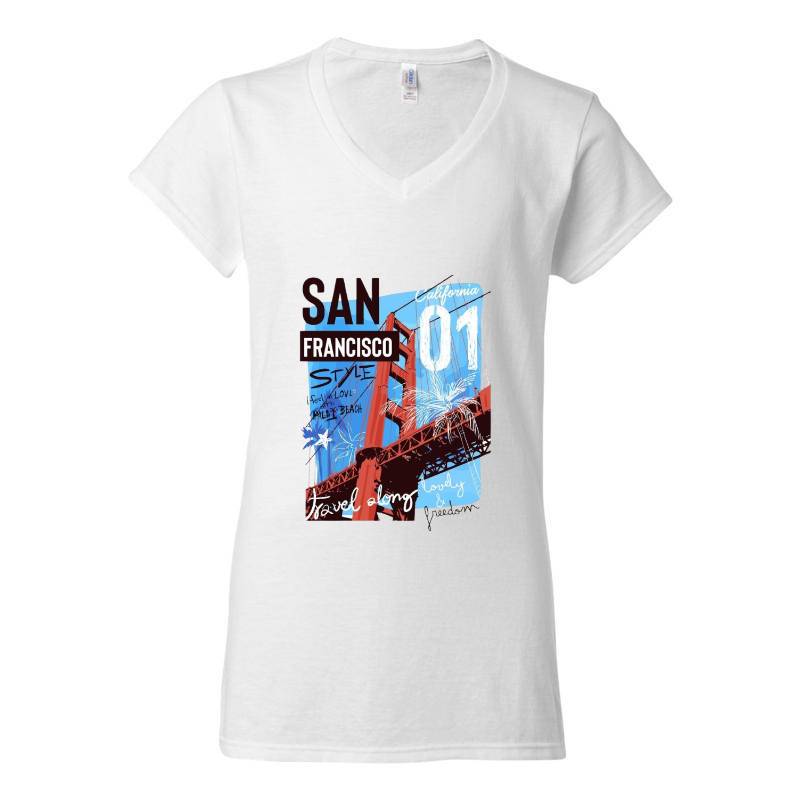 San Francisco V-Neck T-Shirt