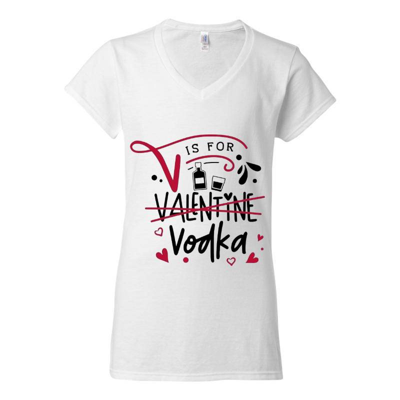 Valentine's Day V-Neck T-Shirt