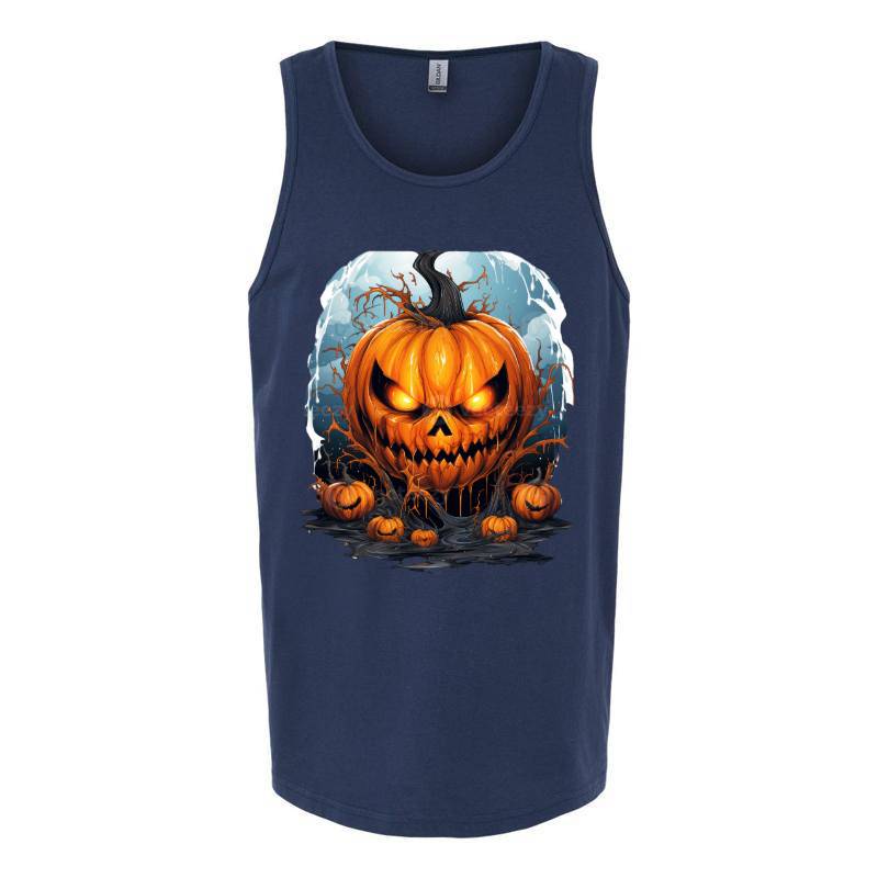 Scary Halloween Cartoon Tank Top T-Shirt