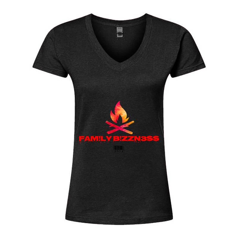 Black T Shirt Him V-Neck T-Shirt