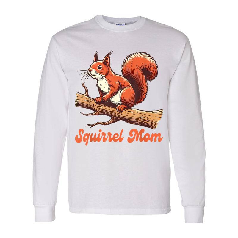 Squirrel Mom Long Sleeve Shirt