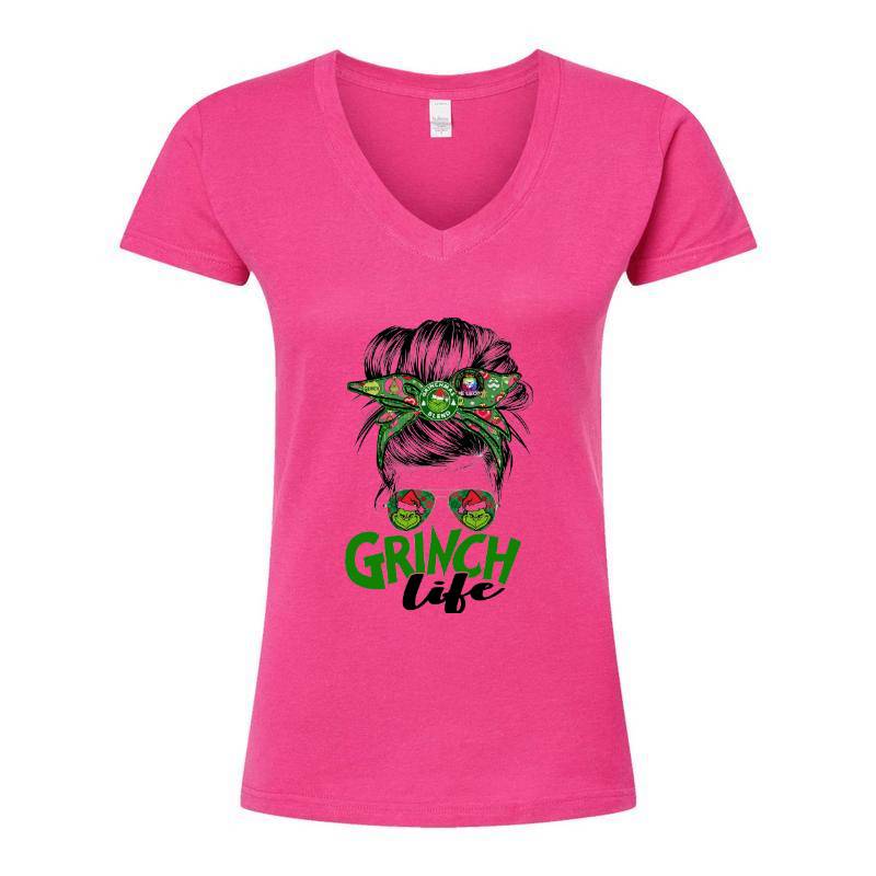 Cristmas Grinch V-Neck T-Shirt