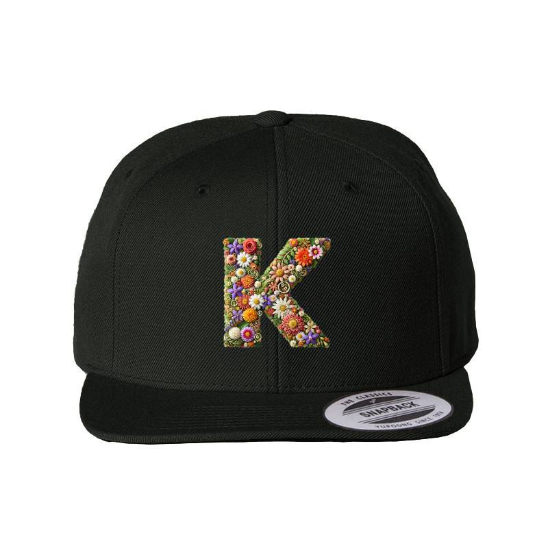 Letter K Snapback Cap