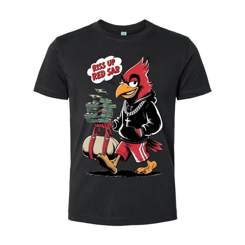 Riss Up Red Sar T-Shirt 