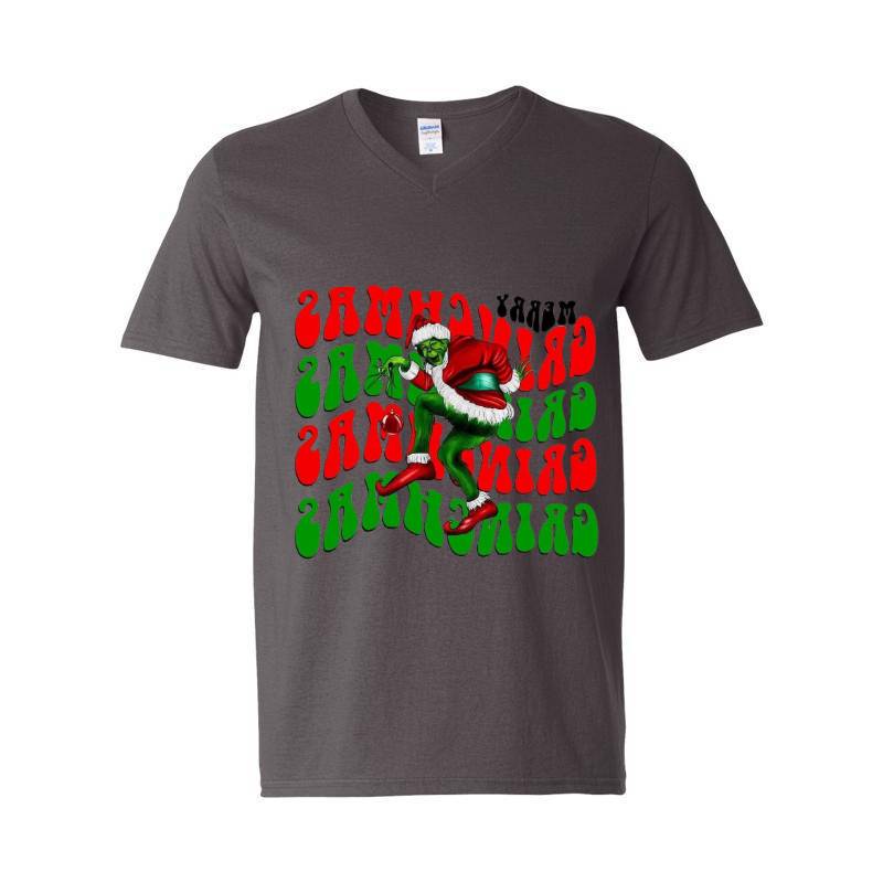 Cristmas Santa V-Neck T-Shirt