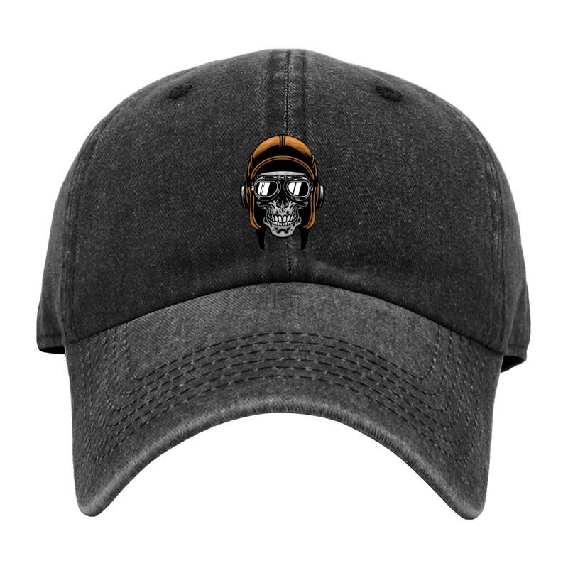 Pilot Skull Baseball Cap