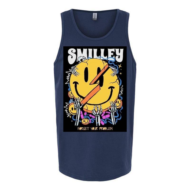 Smile Skull Tank Top T-Shirt