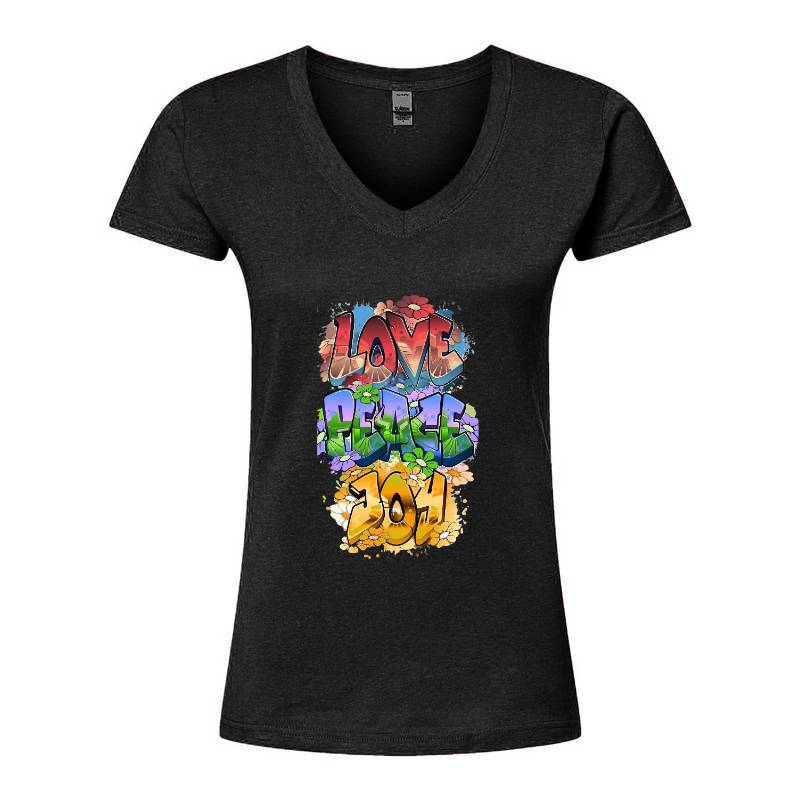 Love Peace Joy V-Neck T-Shirt