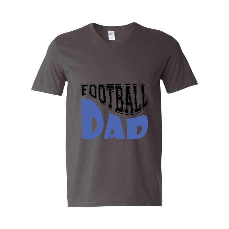 Football DAD V-Neck T-Shirt