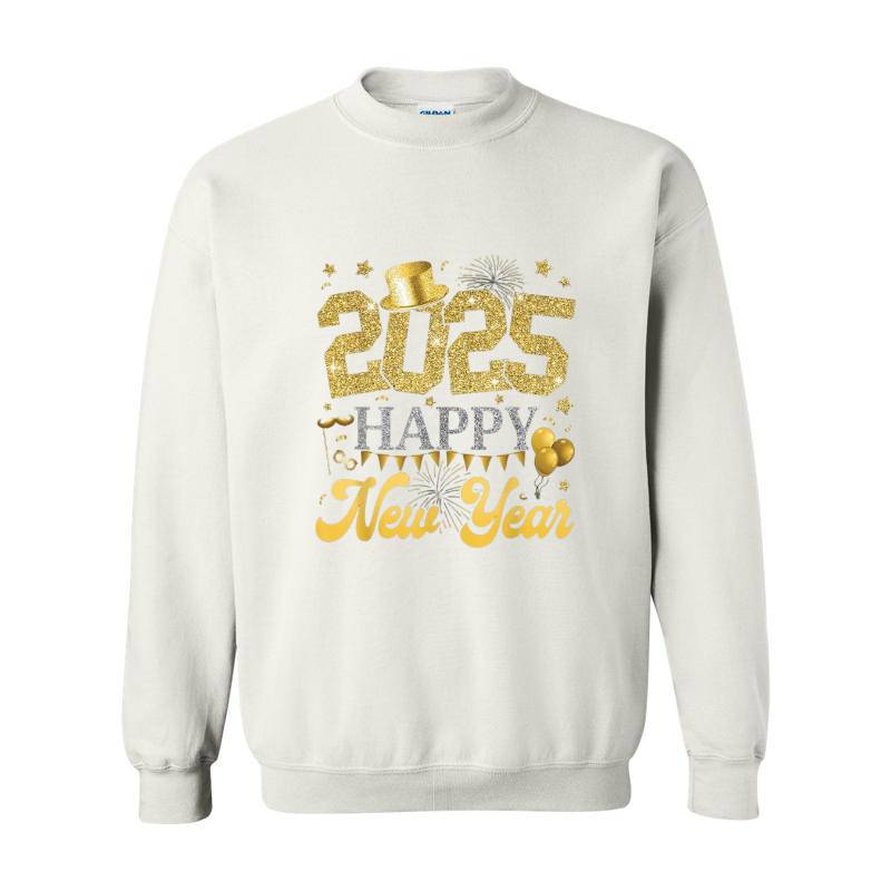 2025 Happy New Year Crewneck Sweatshirt 