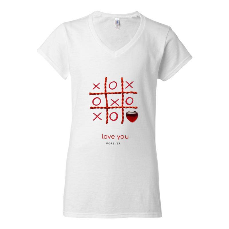 Valentine's Day V-Neck T-Shirt