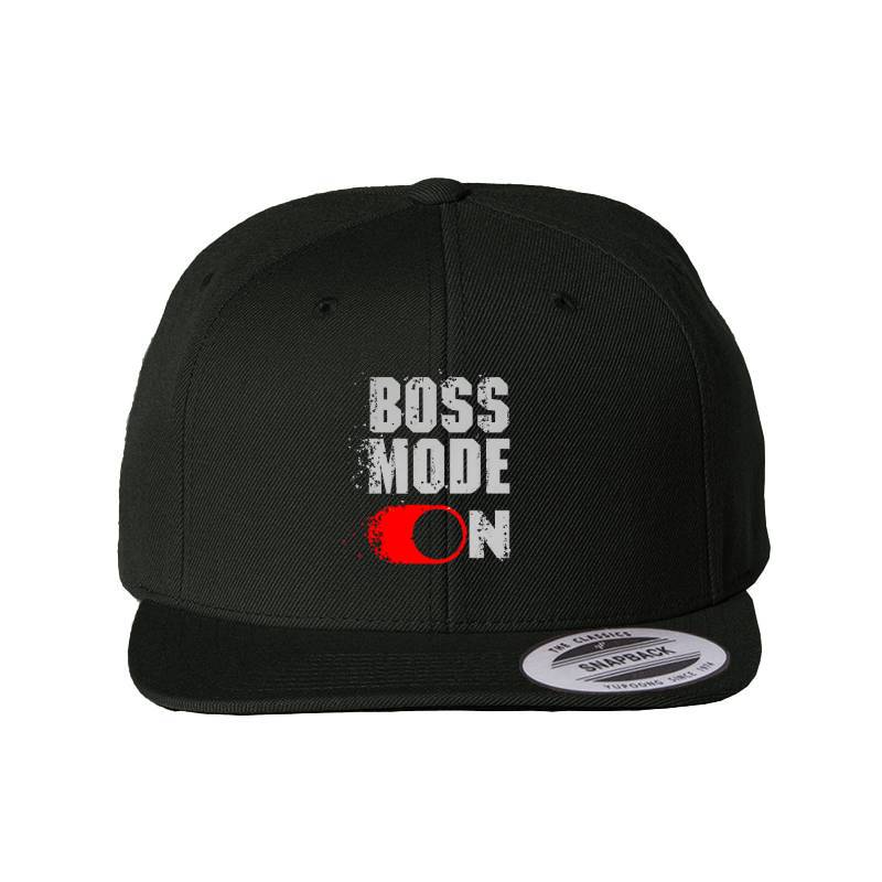 Boss Mode Snapback Cap