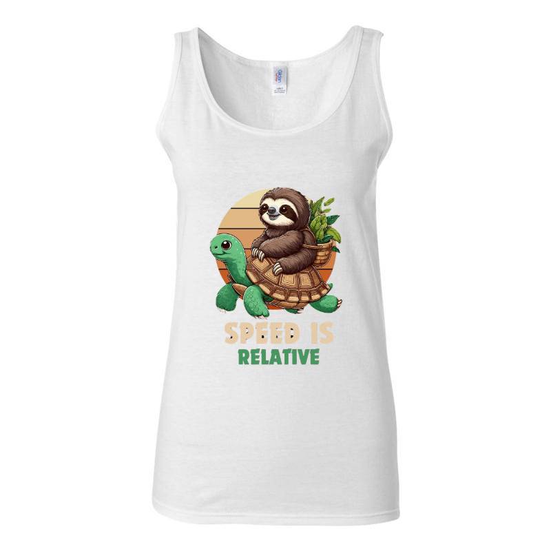 Speed Is Relative Tank Top T-Shirt