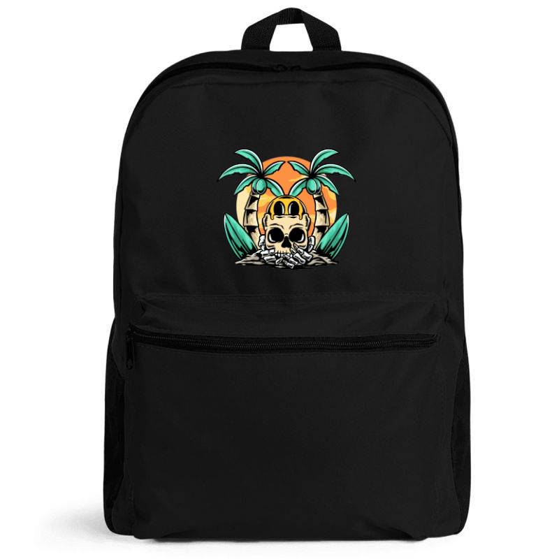 Palm and Skull Backpack