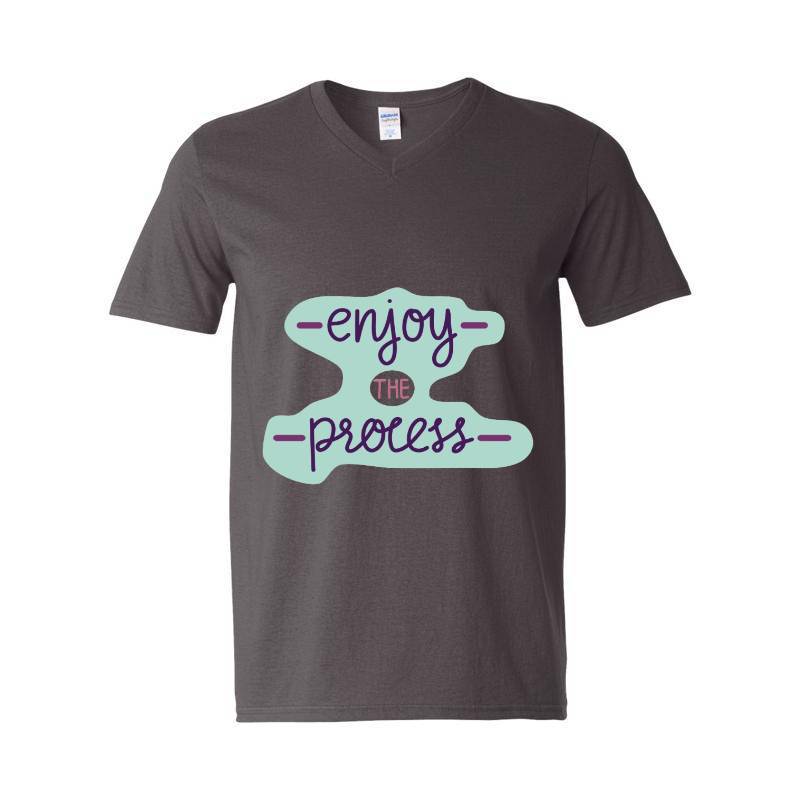 Enjoy the process V-Neck T-Shirt