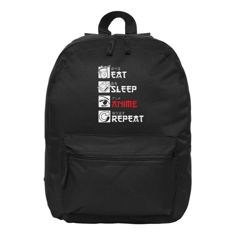 Eat Sleep Anime Repeat Backpack