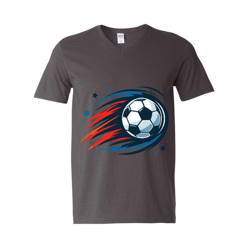 Soccer Ball  V-Neck T-Shirt