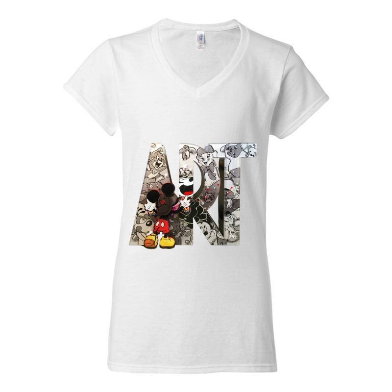 Art V-Neck T-Shirt