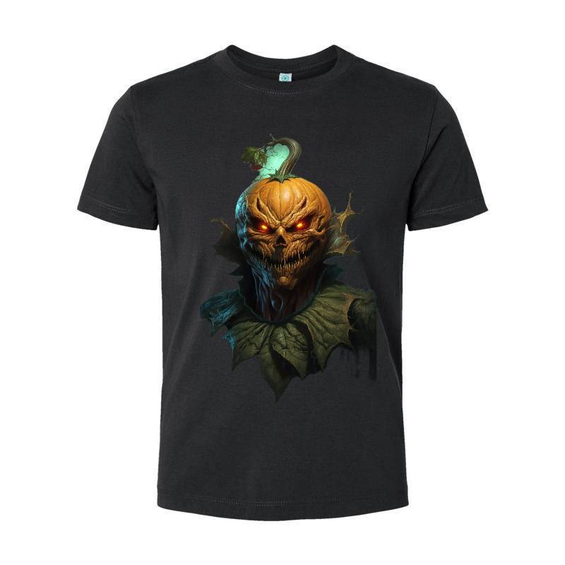 Halloween Pumpkin Head T-Shirt 