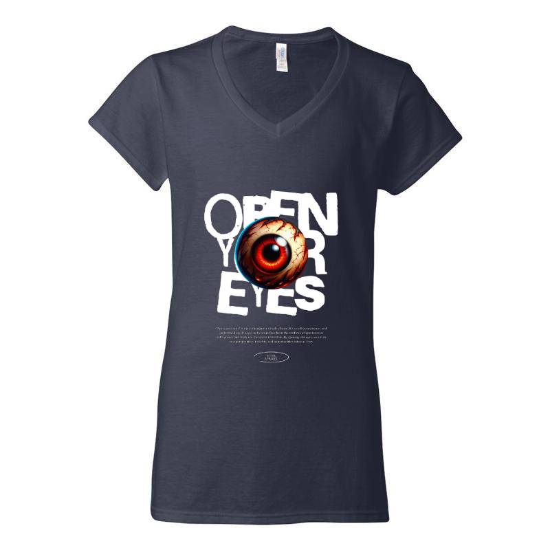 Open Your Eyes V-Neck T-Shirt