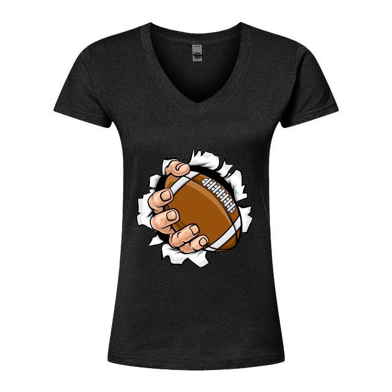 American Football V-Neck T-Shirt