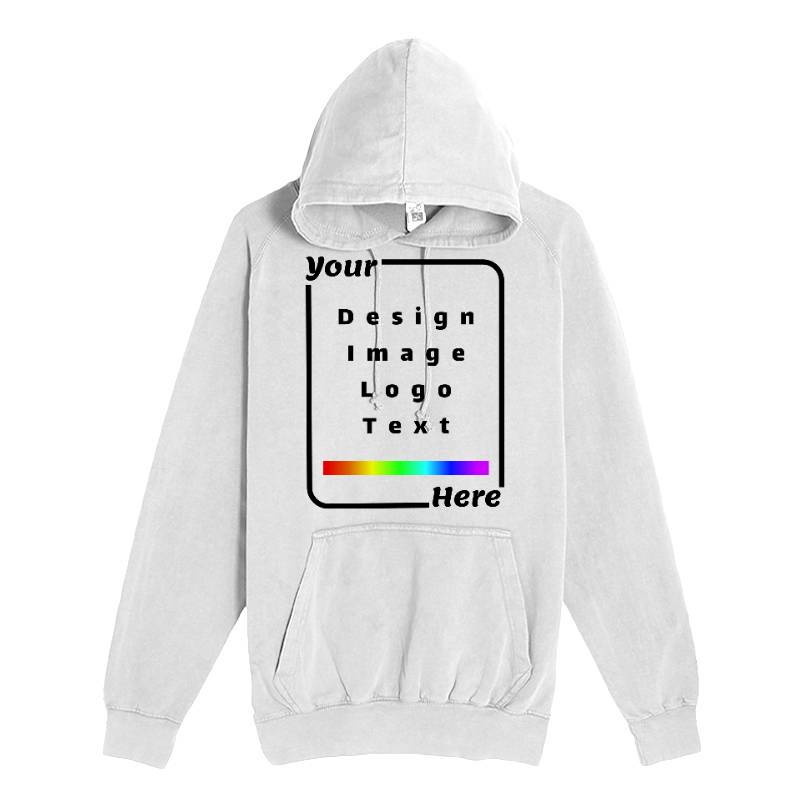 Your Design Here White Hoodie