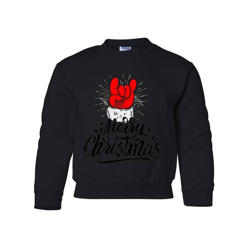 Merry Christmas Youth Crewneck Sweatshirt 