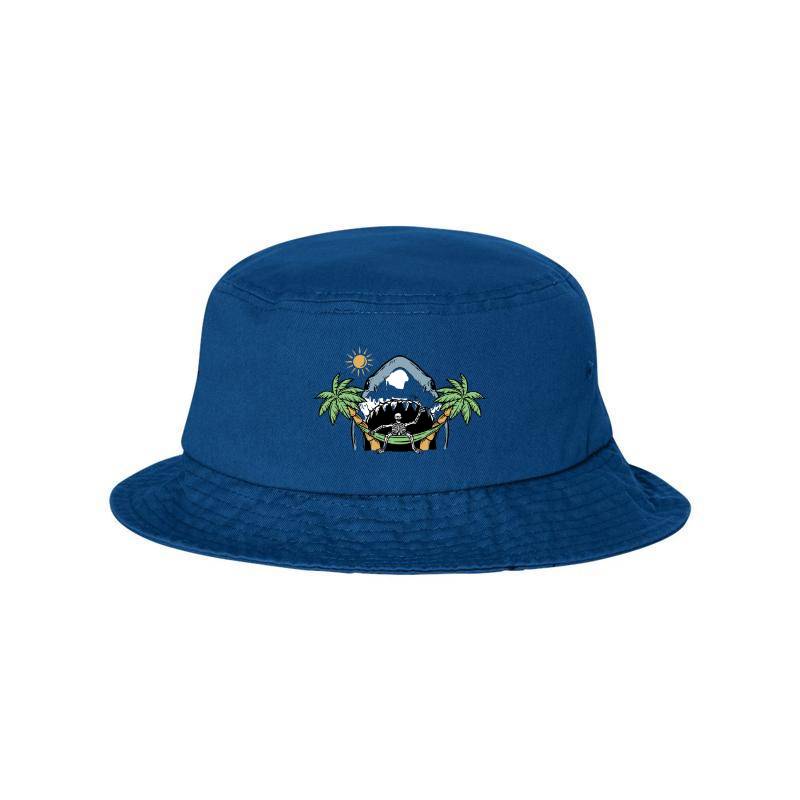 Shark and Skull Bucket Hat