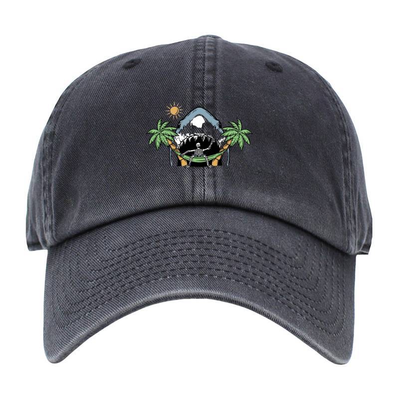 Shark and Skull Baseball Cap