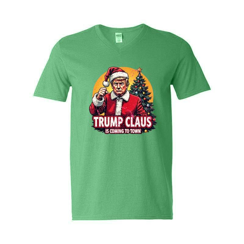 Trump Christmas V-Neck T-Shirt