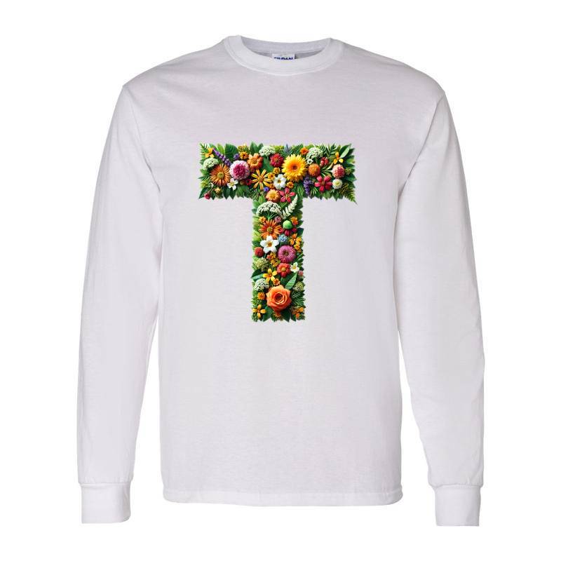 Letter T Long Sleeve Shirt