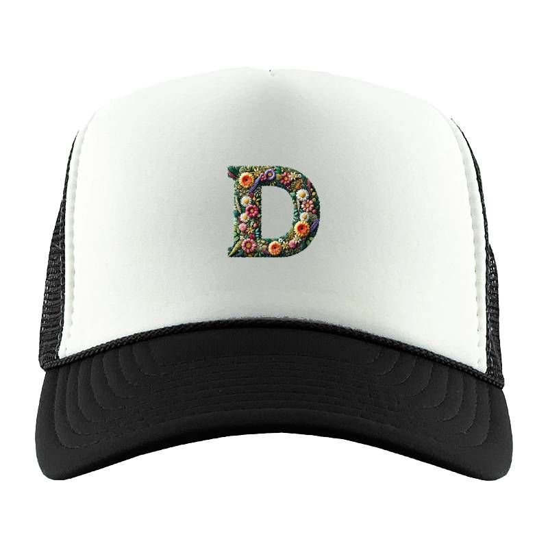 Letter D Trucker Hat