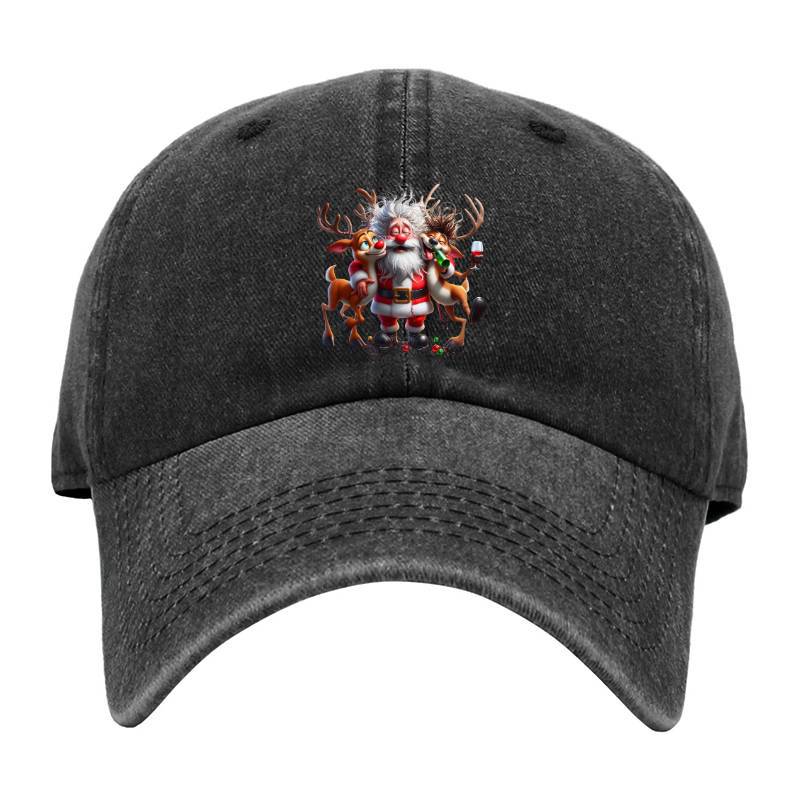 Drunk Santa Baseball Cap