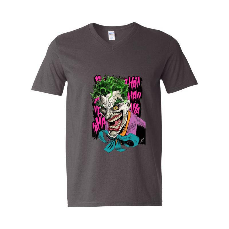 Ha Ha Ha Joker V-Neck T-Shirt