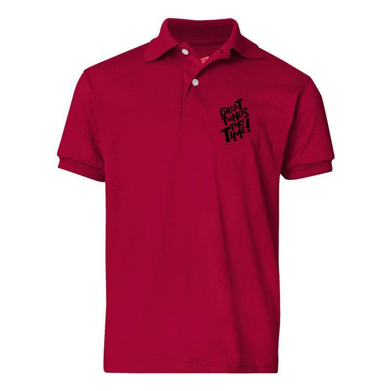 Great Things Take Time Polo T-Shirt