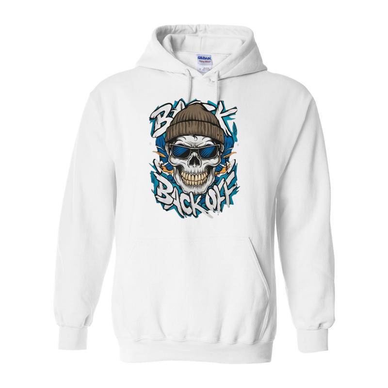 Back off Skull Hoodie