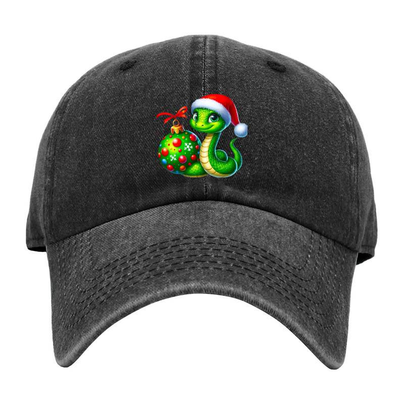 Christmas Snake Baseball Cap