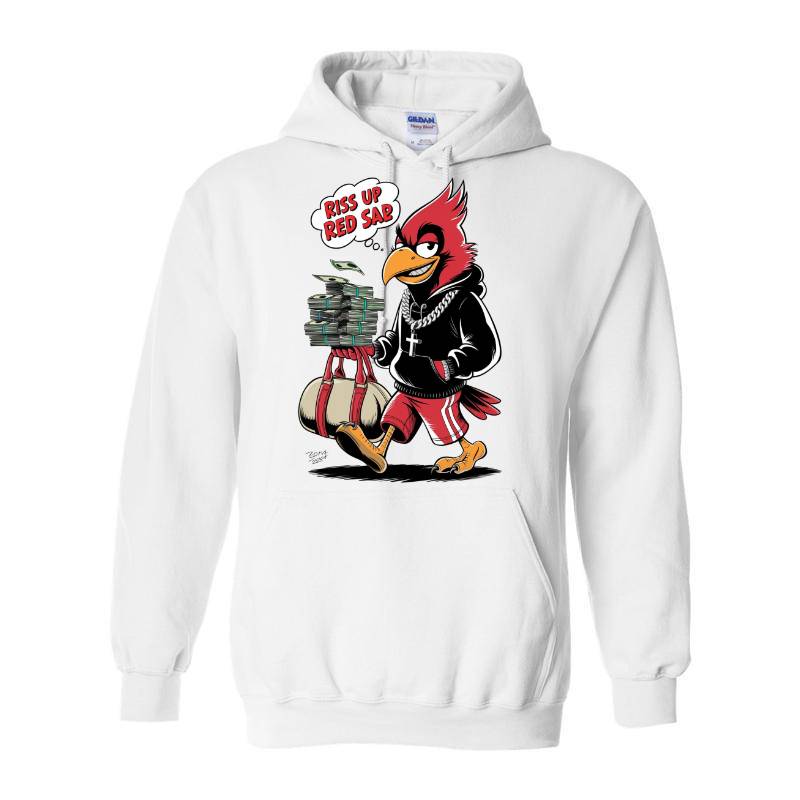 Riss Up Red Sar Hoodie