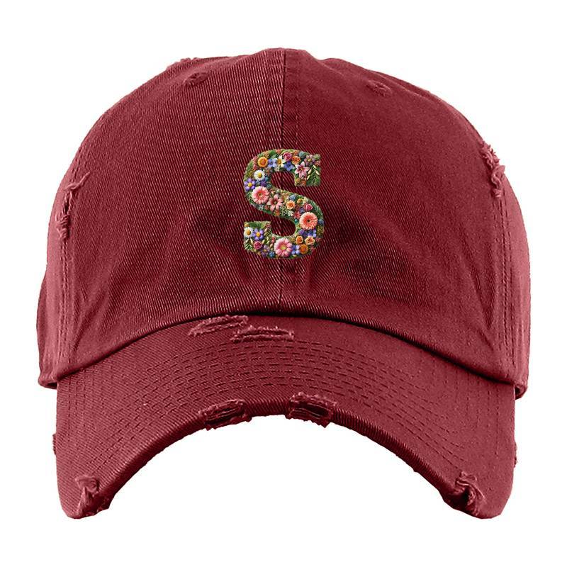 Letter S Baseball Cap