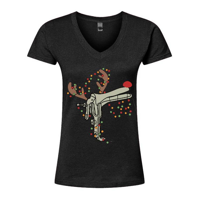 Deer2. V-Neck T-Shirt