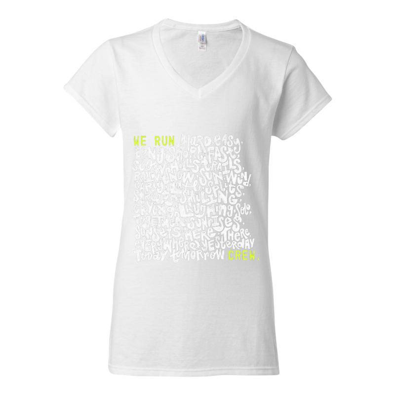 We Run Crew V-Neck T-Shirt
