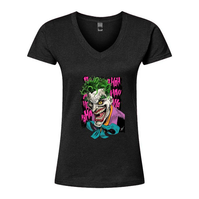 Ha Ha Ha Joker V-Neck T-Shirt