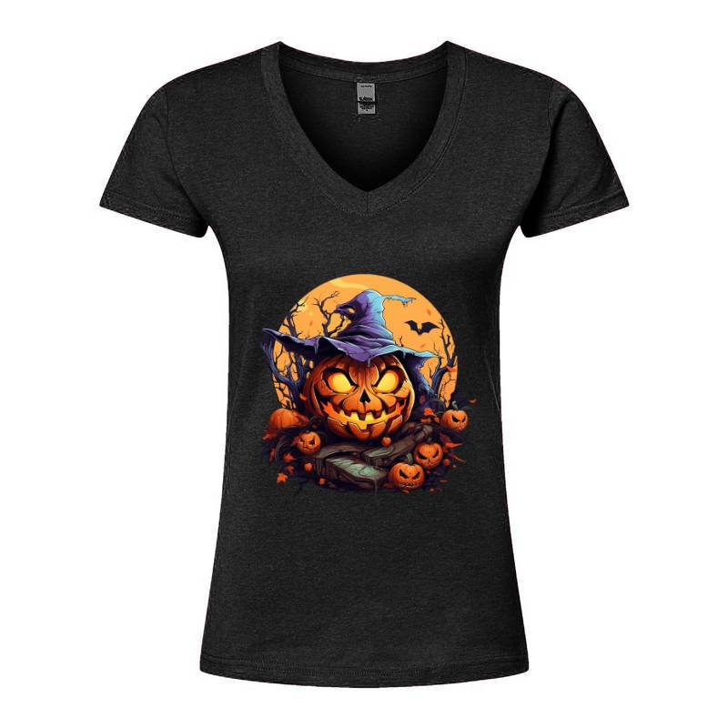 Halloween Party V-Neck T-Shirt